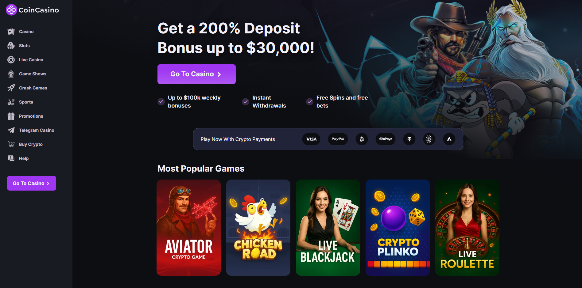 CoinCasino Screenshot